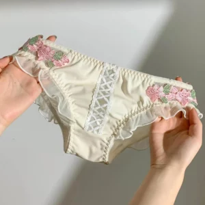 New French Retro Sexy Lace Sweet Floral Embroidery Bra Push-up Bra - Image 6