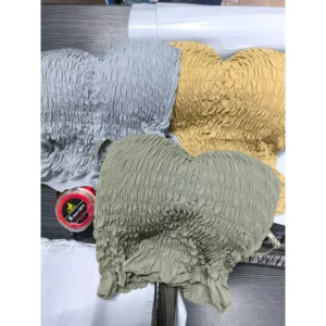 Sexy Skinny Crop Tops Woman 2023 Elegant Spaghetti Strap Chic Women’s Tanks and Camis Pleated Tank Top Built In Bra Dropshipping - Image 4