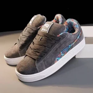 New style black thick-soled sports casual shoes for students men and women in spring and autumn35-43 - Image 3