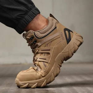 GUYISA Men's anti smashing and anti piercing rubber outsole work shoes are fashionable and versatile - Image 6