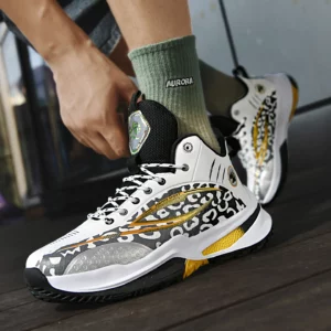 Men's Athletic Basketball Sneakers Breathable Cushioning Non-Slip Wearable Gym Training Running Shoes for Men And Women - Image 6