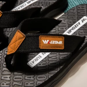 Men's flip flops summer trendy wear non-slip rubber sole sandals fashionable casual foot-clip flop comfortable beach shoes - Image 2