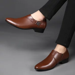 Oxfords Leather Shoes for Men Luxury Big Size 38-50 Men Dress Shoes Business Party Wedding Office Work Shoe 2025 New Men Loafers - Image 4