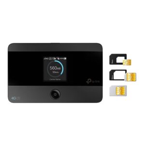 TP-LINK M7350 4G LTE 150Mbps Mobile Wi-Fi with Screen Display, Mobile Hot Spot, Plug and Play, Up to 10 devices, Works with all SIM Cards, 8 Hours Long Lasting Battery Black - Image 3