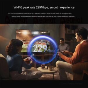 ZTE U10S Pro 4G WiFi 6 - Pocket Mobile Wi-Fi Router with 3000mAh Battery | Blue - Image 3