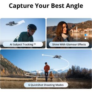 dji Flip Drone 4K UHD Camera for Adults 3-Axis Gimbal Stabilization, 13km Video Transmission, Palm Takeoff, Auto Return, 31-Min Flight Time MOIAT Certified-UAE Version with Official Warranty Support - Image 5