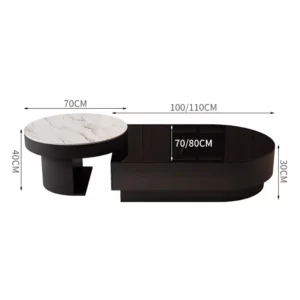 Classic Versatile Coffee Table Trendy Luxury Modern Simple Coffee Tables Exquisite Glamour Mesa Plegable Living Room Furniture - Image 2