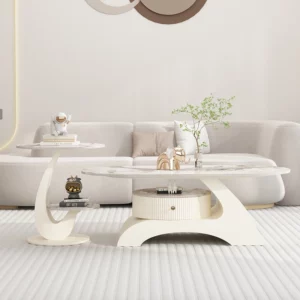 Unique Black Coffee Table Designer Industrial Luxury Modern Coffee Table Nordic Japanese Muebles Para Hogar Home Furniture - Image 2