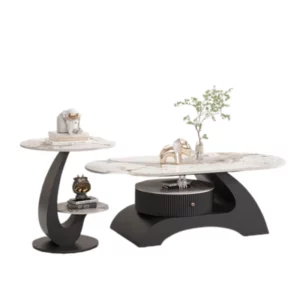Unique Black Coffee Table Designer Industrial Luxury Modern Coffee Table Nordic Japanese Muebles Para Hogar Home Furniture - Image 6