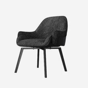Nordic Light Luxury 360 Degree Rotating Home Living Room Dining Chair, Comfortable Backrest, Soft Cushioned Armchair - Image 6