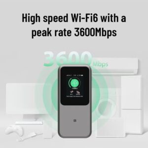 ZTE The Most Powerful Portable Router 5G with Huge 10000mAh Battery, 18W Reverse Charge, NFC, 2.4” Touch Screen & Connects 64 Devices – Sim Slot UNLOCKED - ZTE By STC (MU5120) Grey - Image 5
