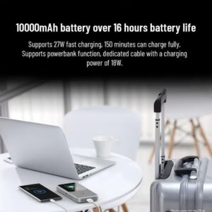 ZTE The Most Powerful Portable Router 5G with Huge 10000mAh Battery, 18W Reverse Charge, NFC, 2.4” Touch Screen & Connects 64 Devices – Sim Slot UNLOCKED - ZTE By STC (MU5120) Grey - Image 7