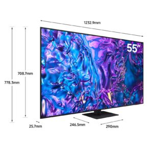 Samsung Smart TV, QLED, Q70D, 55 Inch, 2024, International Version 100% Color Volume with Quantum Dot, 4K AI Upscaling, Tizen OS, Motion Xcelerator 120Hz QA55Q70D Titan Gray - Image 7
