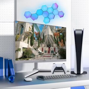 GAMEON 24" Inch Artic Pro-Series Gaming Monitor (1920x1080) FHD, Fast IPS Panel,190Hz Refresh Rate, MPRT 0.5ms Response Time, 2.1 HDMI with HDR10 Support (Support PS5) - GOA24FHD190IPS | White - Image 3