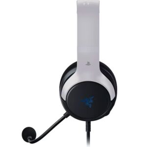 RAZER Kaira X Wired Gaming Headset for Playstation 5 / PS5, PS4, PC, Mac, Mobile: 50mm Drivers - HyperClear Cardioid Mic - Memory Foam Cushions - On-Headset Controls - White & Black - Image 7