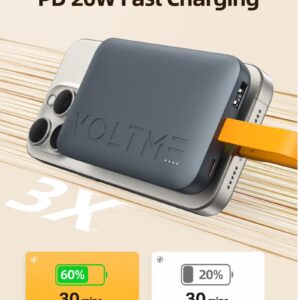 VOLTME 10000mAh USB C Power Bank with Built-in Type C Cable, 22.5W PD Fast Charging - Ultra-Slim Portable Charger with 3 Ports, Compact External Battery Pack for iPhone Air, 17/17 Pro, 17 Pro Max, iPhone 16, 15 Series, Samsung Galaxy S25, S24, S23 Ultra, Google Pixel 10, 9, OnePlus 14, 13, Xiaomi 16, 15, iPad Pro/Air, Android Devices, AirPods - Lightweight, Aviation Certified, Travel Friendly - Image 7