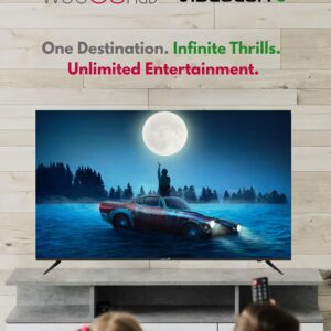 VIDEOCON 70-Inch Edgeless QLED 4K UHD Smart TV, WebOS Hub, A+ Grade Panel, Magic Remote, Dolby Audio, Bluetooth Connectivity - E70QLWO1100 Black - Image 8