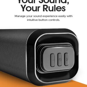 Faster T1000 2.1 CH Home Theater Soundbar Speakers - Wired Subwoofer & Wireless Soundbar Portable Speaker - 120W Powerful Audio Output - Deep and Thrilling Bass, Digital Embedded - Supporting Bluetooth 5.0, HDMI, AUX, USB, Remote, TV ARC, PC - Image 6