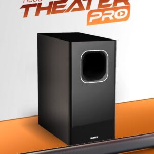Faster T1000 2.1 CH Home Theater Soundbar Speakers - Wired Subwoofer & Wireless Soundbar Portable Speaker - 120W Powerful Audio Output - Deep and Thrilling Bass, Digital Embedded - Supporting Bluetooth 5.0, HDMI, AUX, USB, Remote, TV ARC, PC - Image 7