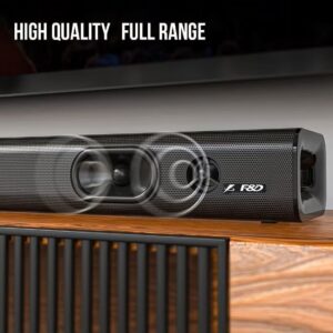 F&D HT-388D 2.1 CH Dolby Audio Soundbar with 8-Inch Powerful Subwoofer,Full Range and Silk Dome Tweeter,Bluetooth 5.3,HDMI(ARC)/Optical/AUX/USB Inputs,LED Display for TV - Image 4