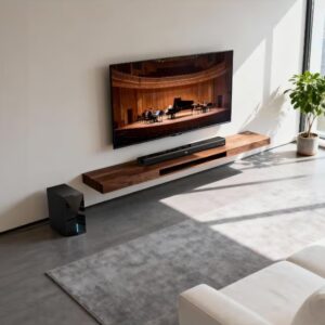 F&D HT-388D 2.1 CH Dolby Audio Soundbar with 8-Inch Powerful Subwoofer,Full Range and Silk Dome Tweeter,Bluetooth 5.3,HDMI(ARC)/Optical/AUX/USB Inputs,LED Display for TV - Image 6