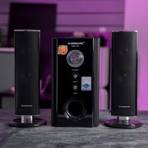 Olsenmark 2.1 Ch Multimedia Bluetooth Home Theater Speaker With Remote ,PMPO-10000W OMMS1117BT Black - Image 5
