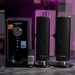 Olsenmark 2.1 Ch Multimedia Bluetooth Home Theater Speaker With Remote ,PMPO-10000W OMMS1117BT Black - Image 6