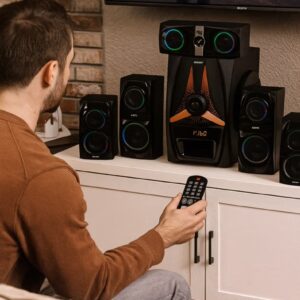 iSONIC IS460 5.1 Channel Home Theater Speaker System with 25,000 PMPO Output, Bluetooth Connectivity, USB/SD/FM Support, LED Display & Remote Control – Surround Sound for Home Entertainment - Image 5
