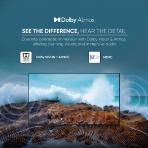 NIKAI 100 Inch Television 4K UHD Google TV, Dolby Vision, HDR10+, 120Hz Motion Rate 2025 100NIKGOOGLE Black - Image 2
