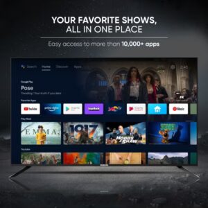 NIKAI 100 Inch Television 4K UHD Google TV, Dolby Vision, HDR10+, 120Hz Motion Rate 2025 100NIKGOOGLE Black - Image 5
