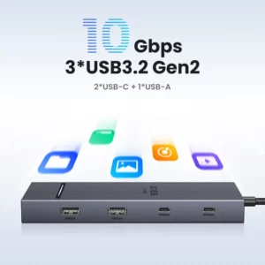 UGREEN USB C HUB 10Gbps 4K60Hz HDMI USB3.2 PD100W USB Splitter for Laptop Macbook Pro Air iPad Phone Android Docking Station - Image 3