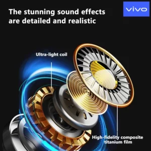 VIVO A98 Wireless Earbuds Bluetooth 5.4 Headphones Noise Cancelling in-ear Waterproof Earphones with Microphone Longbattery life - Image 4
