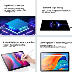 BDF TAB Android 13 Tablet, 10.1 Inch, Octa-Core, 5G WiFi, 64GB, 5000mAh, HD IPS Display, Dual Camera, Bluetooth, FM, TYPE-C - Image 2
