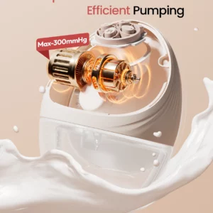 NCVI Heated Electric Breast Pump,360° Warm Wearable Hands Fre, 4 Modes 9 Levels,Leakproof Ultra Quiet Slim, 2000mAh Long Battery - Image 3