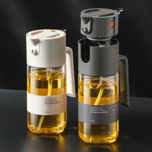 Dual-purpose Automatic Opening and Closing Oil Bottle Kitchen Accessories Leak-proof Kitchens Spray Supplies Tools Gadgets Bar - Image 3