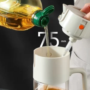 Dual-purpose Automatic Opening and Closing Oil Bottle Kitchen Accessories Leak-proof Kitchens Spray Supplies Tools Gadgets Bar - Image 4