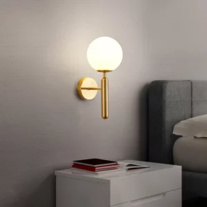 Modern Wall Lamp Simple Living Room Bedroom Wall Mounted Lampshade Iron Material Lighting Fixture - Image 6