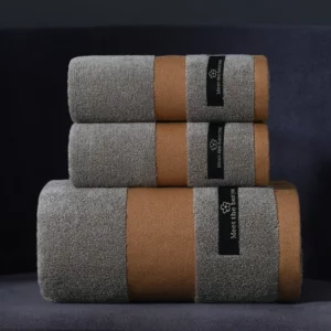 Soft Luxury Premium Cotton Towels Bath Towel Thick Solid Color Adult Household Use All Cotton Absorbent Face Towel Bath Towel - Image 5