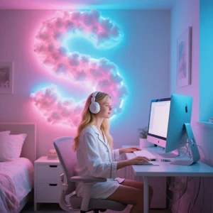 Cloud LED Lamp ,DIY Room Decoration light 3D Color Atmosphere Night Color Changing Lamp for Game Room Party Club - Image 2