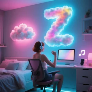 Cloud LED Lamp ,DIY Room Decoration light 3D Color Atmosphere Night Color Changing Lamp for Game Room Party Club - Image 3