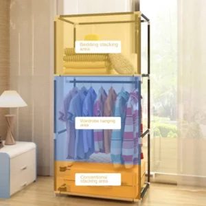 Antioxidant Wardrobe - Wear-Resistant Reinforcement, Thickened High Toughness Closet, Durable Material, Bedroom Storage - Image 5