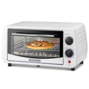 BLACK+DECKER Electric Oven Multifunction With Double Glass For Toasting/Baking/Broiling 9 L 800 W TRO9DG-B5 White - Image 5