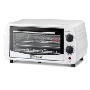 BLACK+DECKER Electric Oven Multifunction With Double Glass For Toasting/Baking/Broiling 9 L 800 W TRO9DG-B5 White - Image 6