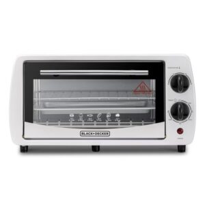 BLACK+DECKER Electric Oven Multifunction With Double Glass For Toasting/Baking/Broiling 9 L 800 W TRO9DG-B5 White - Image 7