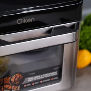 Clikon Air Fryer Oven, 1700W, With 12L Capacity, Rapid Air Convection Technology, Digital Temperature Control, 60-Minute Timer, Multi Functional Modes, Dishwasher Safe 12 L 1700 W CK359 Black/Silver - Image 3