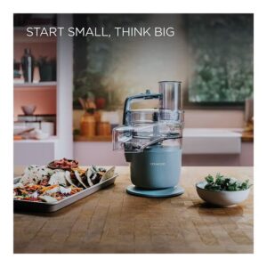 KENWOOD 2 In 1 Food Processor Plus Chopper With 360 Degree Express Serve For Limitless Slicing Grating Powerful Versatility Ultra Compact Ready To Go In Your Kitchen Drawer 1.3 L 650 W ‎FDP22.130GY Grey - Image 5