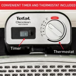 Tefal Oleoclean Pro Deep Fryer | Heatproof Mitts Included 3.5 L 2300 W FR8058G0 silver - Image 4