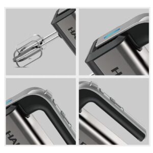 Haley 500W Electric Hand Mixer Household Stainless Steel Commercial Kitchen Appliance - Image 3