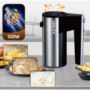 Haley 500W Electric Hand Mixer Household Stainless Steel Commercial Kitchen Appliance - Image 7