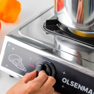 Olsenmark 3 Burner Stainless Steel Gas Stove Cooktop OMK2229 Silver - Image 5